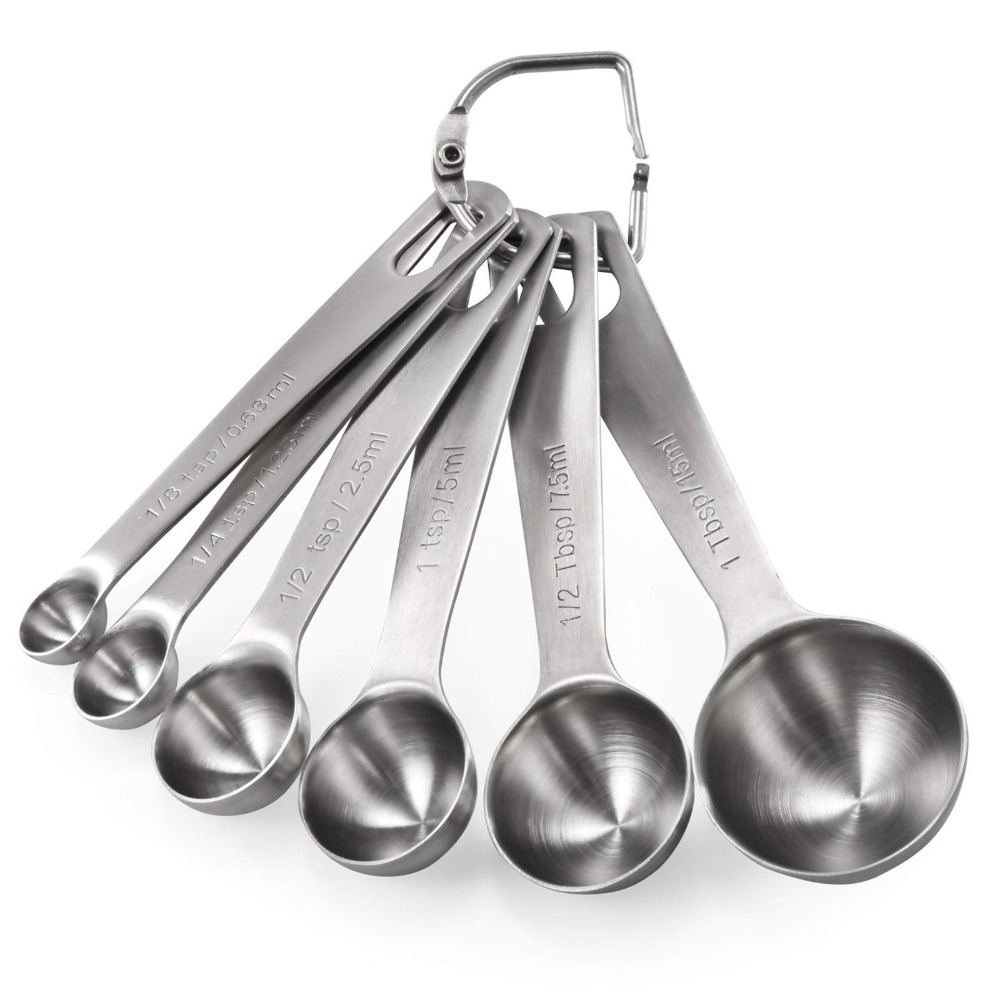 Home Cooking Set - 6 pz/set Cucchiaio dosatore in acciaio