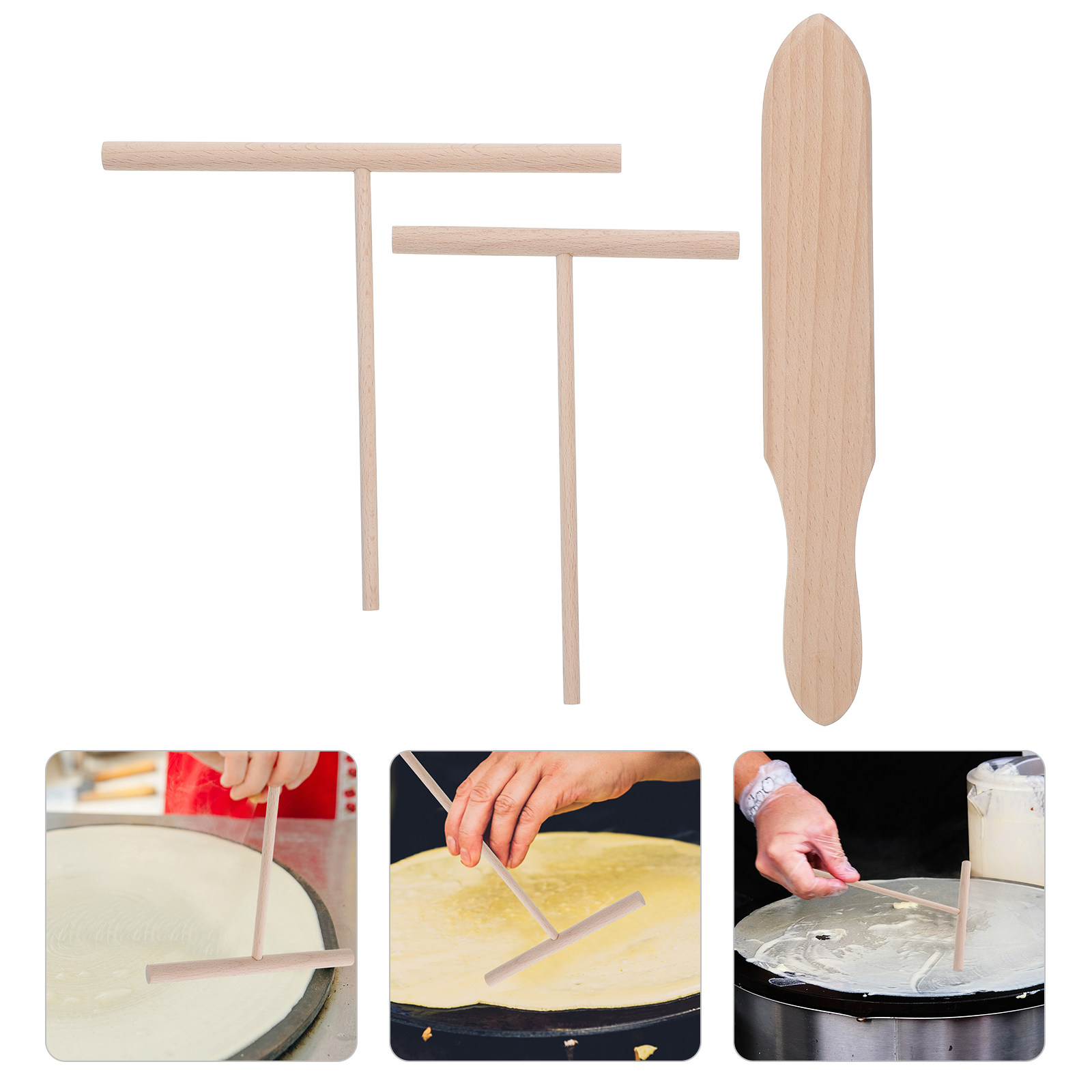 Home Cooking Set - Set di 3 utensili in legno