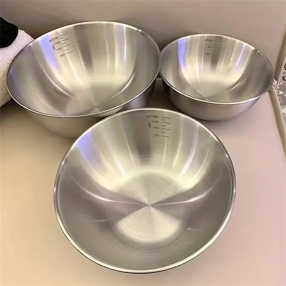 Home Cooking Set - Set di 3 Ciotole in Acciaio