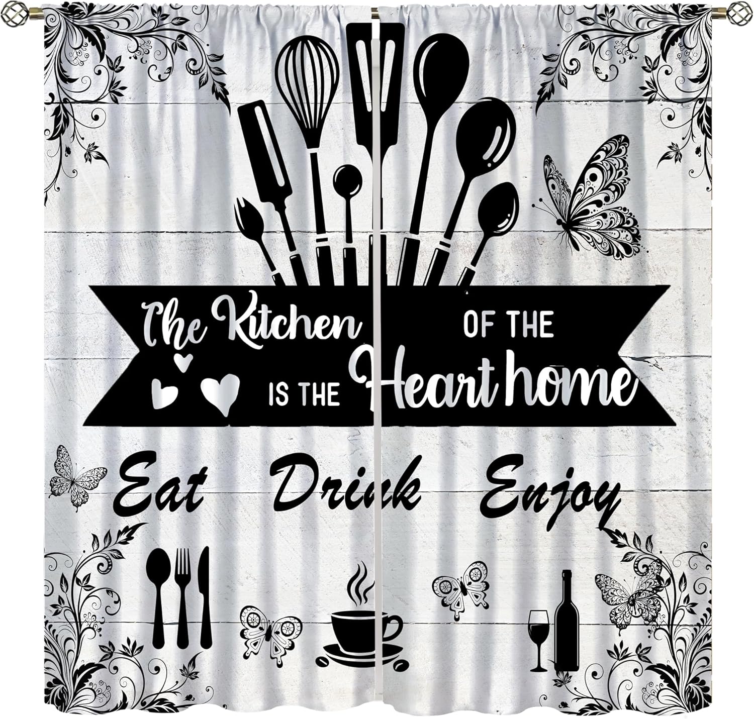 Home Cooking In French - Tende Rustiche Stile Fattoria, Tende con
