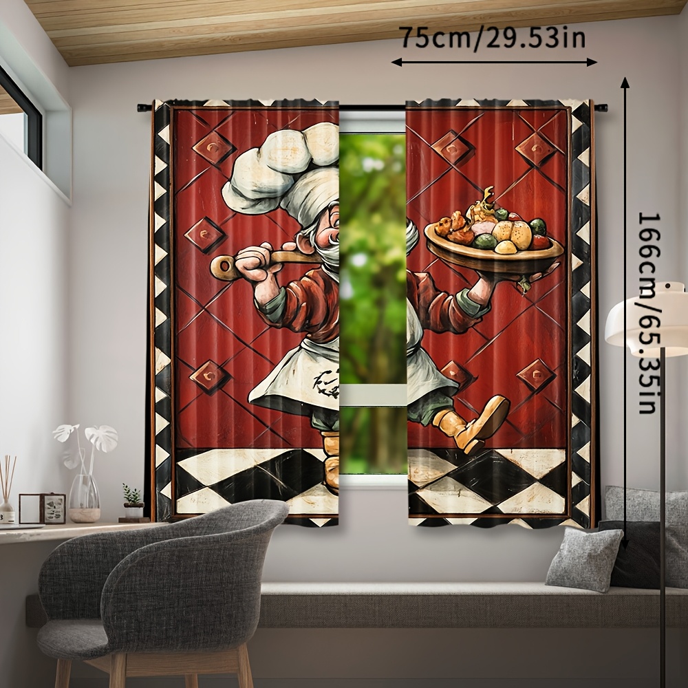 Tende da cucina a tema chef, s - Home Cooking In French recensione e prezzo