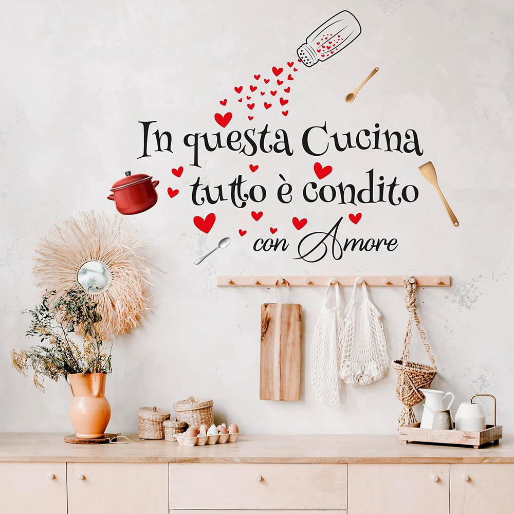 Adesivo Murale con Citazione s - Home Cooking In French recensione e prezzo