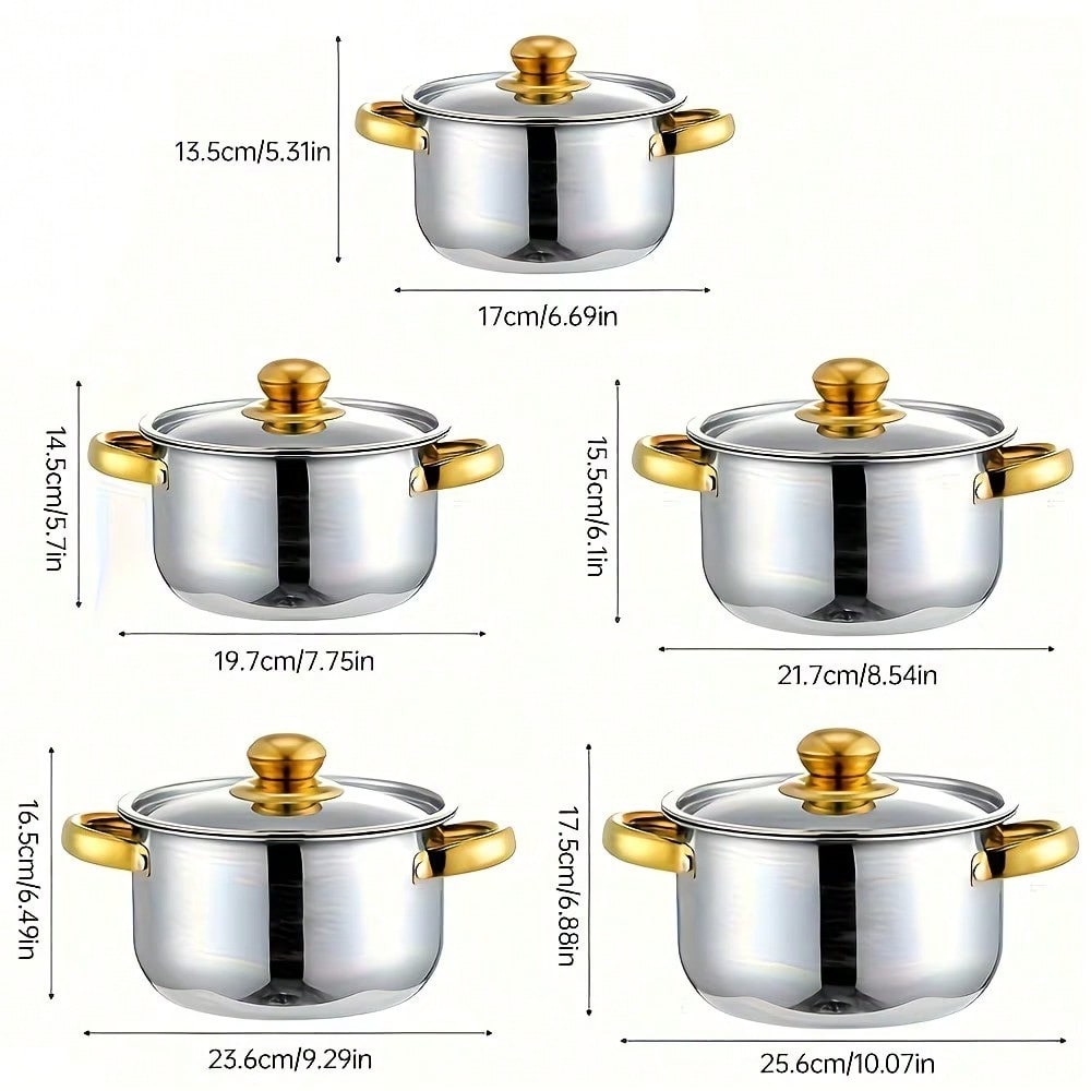 Set di pentole in acciaio inos - Home Cooking Set recensione e prezzo
