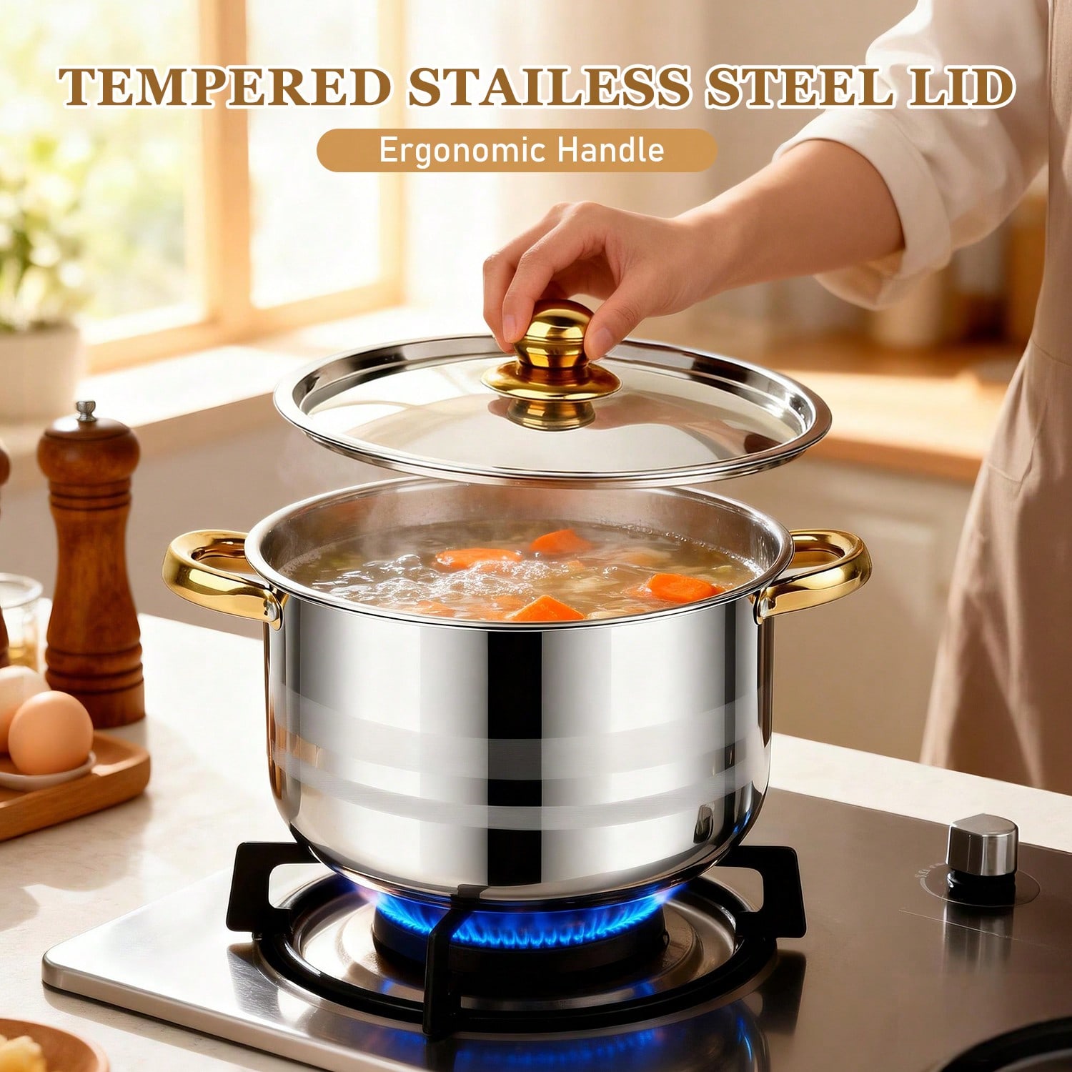 Set di pentole in acciaio inos - Home Cooking Set recensione e prezzo